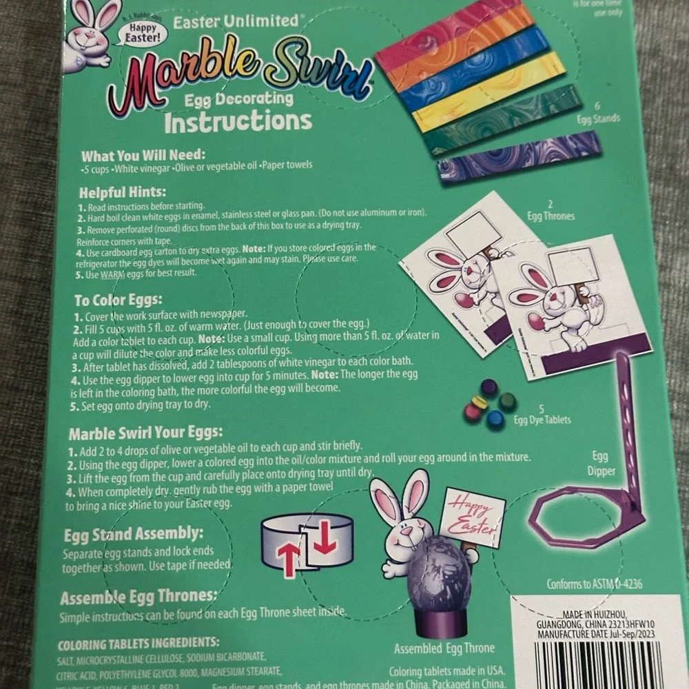 Easter Bundle 8 New Items Egg Hunt Supplies Banners Gel Clings Fun Eggs & more